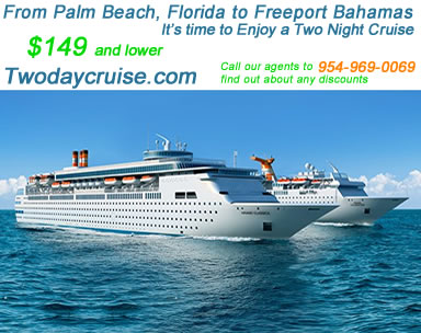 Two day cruise. take a 2 night cruise to Freeport Bahamas